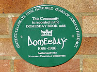 Domesday Plaque